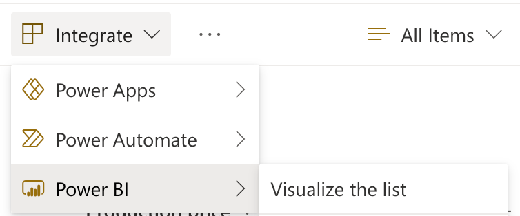 Integration button in Sharepoint Lists